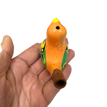 Load image into Gallery viewer, Clay Water Whistle Bird (Orange)