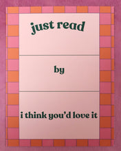 Load image into Gallery viewer, Book Recommendation Postcard 4 pack
