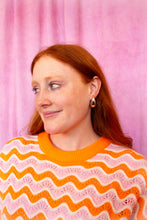 Load image into Gallery viewer, Puff Tear Drop Titanium Earrings
