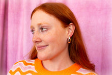 Load image into Gallery viewer, Puff Tear Drop Titanium Earrings