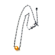 Load image into Gallery viewer, Simple Bauble Paperclip Necklace