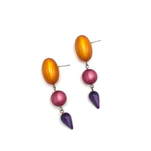 Load image into Gallery viewer, Topaz Gem Moonglow Statement Earrings