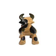 Load image into Gallery viewer, Wooden Farm Cow Decoration Figurine