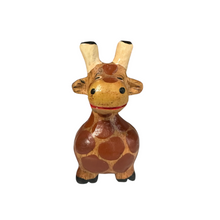 Load image into Gallery viewer, Small Wooden Giraffe Figurine