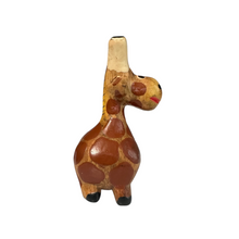 Load image into Gallery viewer, Small Wooden Giraffe Figurine