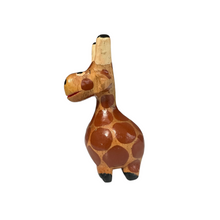 Load image into Gallery viewer, Small Wooden Giraffe Figurine