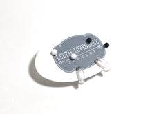 Load image into Gallery viewer, Tiny Clear Black &amp; White Hoop and Stud Earrings Set