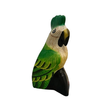 Load image into Gallery viewer, Wooden Parrot Decoration figurine (Green)