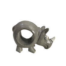 Load image into Gallery viewer, 3-handmade-wooden-rhino-napkin-holders