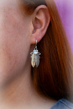 Load image into Gallery viewer, Cicada Charm Earrings