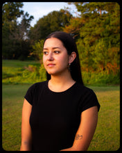 Load image into Gallery viewer, Scaredy Cat Earrings (gold tops)