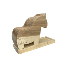 Load image into Gallery viewer, wooden-horse-phone-holder