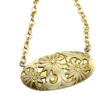 Load image into Gallery viewer, Floral Romance Gold Leaf Necklace