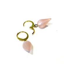 Load image into Gallery viewer, Light Pink Moonglow Midi Spike Cuff Hoops