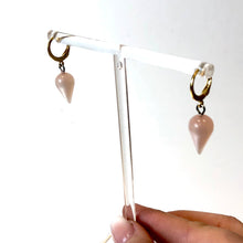 Load image into Gallery viewer, Light Pink Moonglow Midi Spike Cuff Hoops