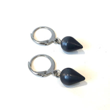 Load image into Gallery viewer, Charcoal Moonglow Mini Spike Cuff Hoops