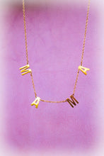 Load image into Gallery viewer, Titanium “MAMA” necklace