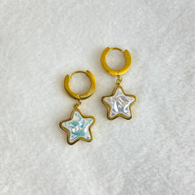 Load image into Gallery viewer, Pearl Titanium Earrings