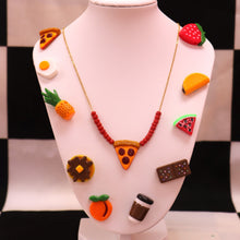 Load image into Gallery viewer, Single Beaded Food Necklaces