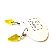 Load image into Gallery viewer, Sunshine Yellow Midi Spike Cuff Hoops