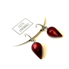 Load image into Gallery viewer, Garnet Moonglow Mondo Spike Cuff Hoops