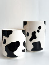 Load image into Gallery viewer, Cow Print Large Vase/Utensil Holder
