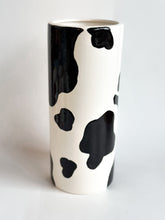 Load image into Gallery viewer, Cow Print Column Vase