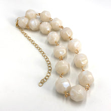 Load image into Gallery viewer, White Blue Aura Amelia Necklace