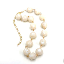 Load image into Gallery viewer, White Blue Aura Amelia Necklace