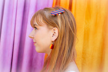 Load image into Gallery viewer, Rainbow Striped Barrettes