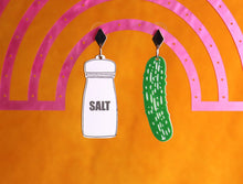 Load image into Gallery viewer, Sodium Snacks - Pickle and Salt Earrings