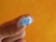Load image into Gallery viewer, Zebra Stars - Tiny Stud Earrings