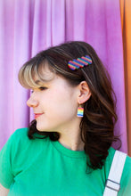 Load image into Gallery viewer, Rainbow Cake Earrings