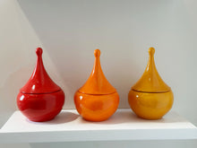 Load image into Gallery viewer, Teardrop Jars in Tiki Orange
