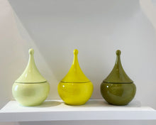 Load image into Gallery viewer, Teardrop Jars in Martini Green