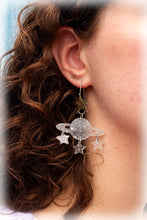 Load image into Gallery viewer, Interstellar Planet Dangle Earrings