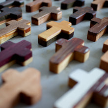Load image into Gallery viewer, Handmade Wooden Pocket Crosses
