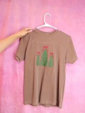 Load image into Gallery viewer, Christmas Trees with Bows Embroidered Shirt
