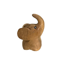 Load image into Gallery viewer, Natural Wood Elephant Butterfly ears