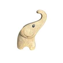 Load image into Gallery viewer, Natural Wood Protecting Elephant
