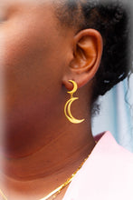 Load image into Gallery viewer, Over The Moon For You-Titanium Earrings