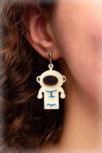 Load image into Gallery viewer, Dear Moon Astronaut Earrings