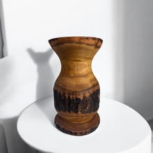 Load image into Gallery viewer, Natural Wood Bark Texture Handcrafted Mango Wood Vase