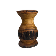 Load image into Gallery viewer, Natural Wood Bark Texture Handcrafted Mango Wood Vase