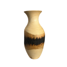 Load image into Gallery viewer, large-natural-wood-bark-texture-handcrafted-mango-wood-vase-decoration