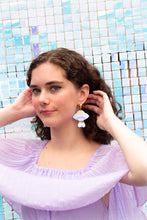 Load image into Gallery viewer, Alien Mismatched Acrylic Statement Earrings