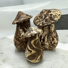 Load image into Gallery viewer, Mystic Grove Hand-Carved Wooden Mushroom Decor Set