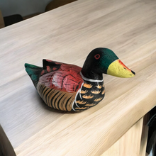 Load image into Gallery viewer, handcrafted-wooden-duck-figurine