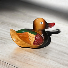 Load image into Gallery viewer, Handcrafted Colorful Wooden Duck