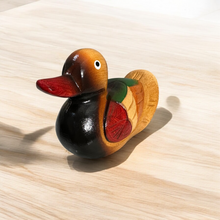 Load image into Gallery viewer, Handcrafted Colorful Wooden Duck